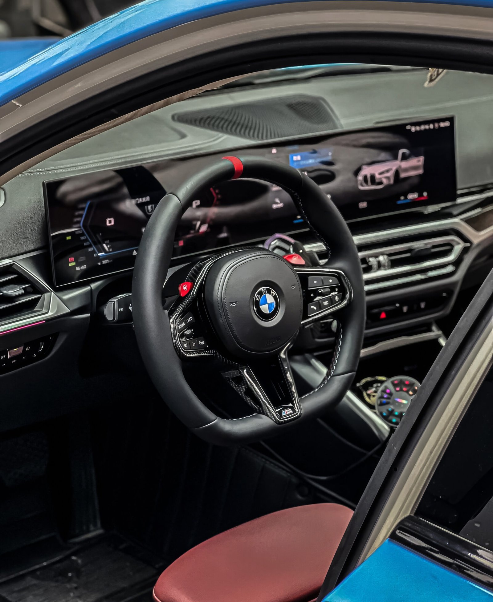 BMW customized steering wheel