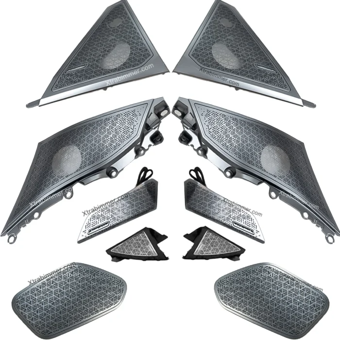 Ambient Light Speaker Cover for BMW 5 Series G60, Crystal Ambient Light For BMW 5 Series G60 Rear Door - Image 8