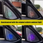 Interior Luminous Kit A-pillar Car Accessories Speaker Cover For BMW 4 Series G22 G23 G26 - Image 3