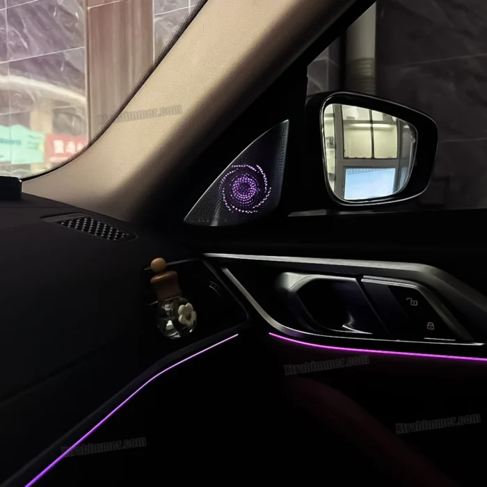 Interior Luminous Kit A-pillar Car Accessories Speaker Cover For BMW 4 Series G22 G23 G26 - Image 6