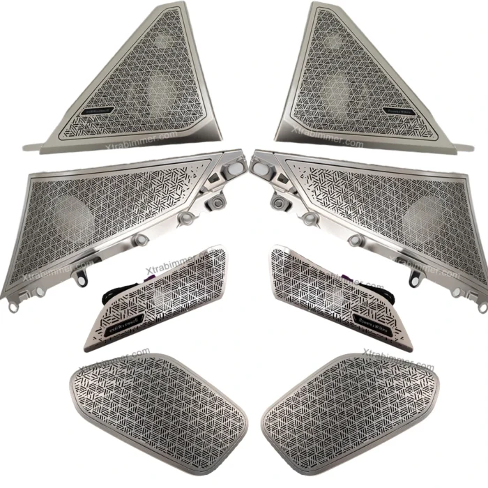 Ambient Light Speaker Cover for BMW 5 Series G60, Crystal Ambient Light For BMW 5 Series G60 Rear Door - Image 4