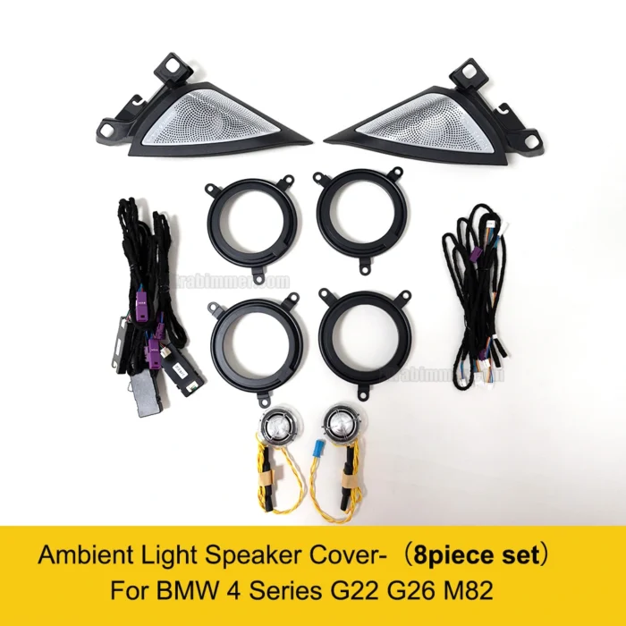 Interior Luminous Kit A-pillar Car Accessories Speaker Cover For BMW 4 Series G22 G23 G26 - Image 9