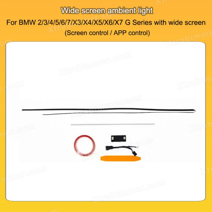 RGB LED Instrument Ambient Lighting for BMW 2/3/4/5/6/7/X3/X4/X5/X6/X7 Wide Screen - Image 5