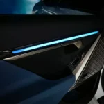 Rear door crystal ambient light for BMW 5 Series G60