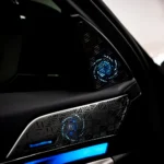 Ambient Light Speaker Cover for BMW 5 Series G60, Crystal Ambient Light For BMW 5 Series G60 Rear Door