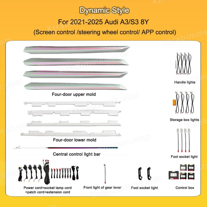 oem-design-dynamic-led-ambient-light-for-audi-a3-s3-8y-center-console-air-vent-lighting