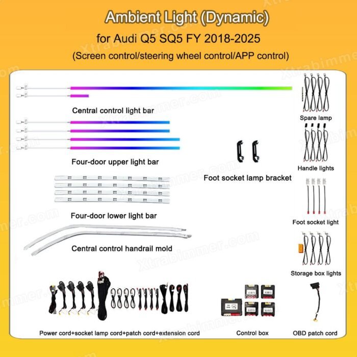 audi-q5-sq5-2018-2025-oem-design-dynamic-active-led-ambient-light