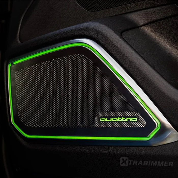 LED Light Midrange Speaker Cover for Audi A6 C8 A7 2019-2024 4 Door Trim Panel - Image 4