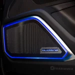 LED Light Midrange Speaker Cover for Audi A6 C8 A7 2019-2024 4 Door Trim Panel - Image 2