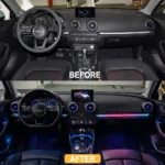 Audi A3 8V 2014-2020 Dynamic Active Ambient Light and LED Air Vent,Dragon Scales Style - Image 4