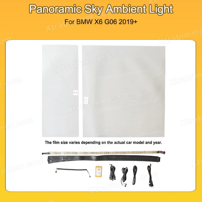 OEM design panoramic sky ambient lighting for BMW X6 G06 interior