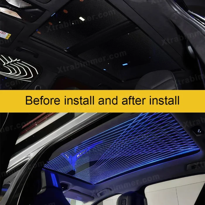 Panoramic Sky Ambient Light for BMW 3 Series G20– Roof Window Ambient Lighting Kit - Image 4