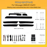 VW Golf 6 Original 1:1 OEM Design Ambient Light Mold Dashboard Door Decoration Atmosphere Lamp - Image 4