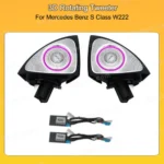 Mercedes Benz S Class W222 3D 4D LED Tweeter and Air Vent Kits, Ambient Lighting Upgrade - Image 5