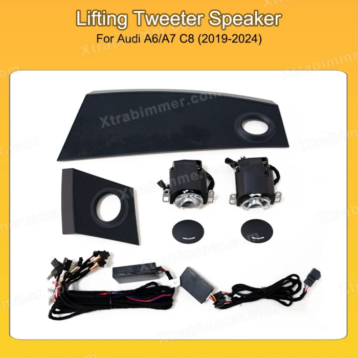 Audi A4 A5 A6 A7 Q5 Q7 Q8 C7 C8 B9 Lifting Tweeter Speaker ,Car Instrument Panel LED Electric Treble Horn Refit Par - Image 5