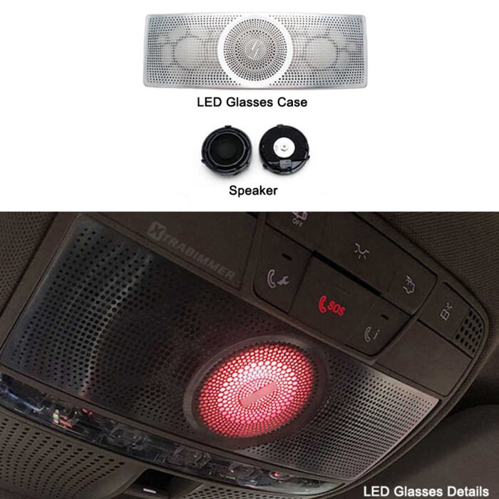 Mercedes C-Class W205 Active LED Speaker Cover Retrofit Kit