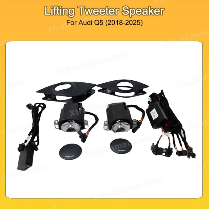 Audi A4 A5 A6 A7 Q5 Q7 Q8 C7 C8 B9 Lifting Tweeter Speaker ,Car Instrument Panel LED Electric Treble Horn Refit Par - Image 6