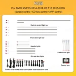 BMW X5 F15 X6 F16 OEM Interior Lighting Upgrade Retrofit kits,Dynamic Active Ambient Light - Image 4