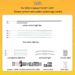 BMW 5 Series F10 OEM Design Interior LED Ambient Light - Image 5