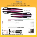 BMW X5 F15 X6 F16 OEM Interior Lighting Upgrade Retrofit kits,Dynamic Active Ambient Light - Image 5