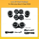 Mercedes Benz S Class W222 3D 4D LED Tweeter and Air Vent Kits, Ambient Lighting Upgrade - Image 6
