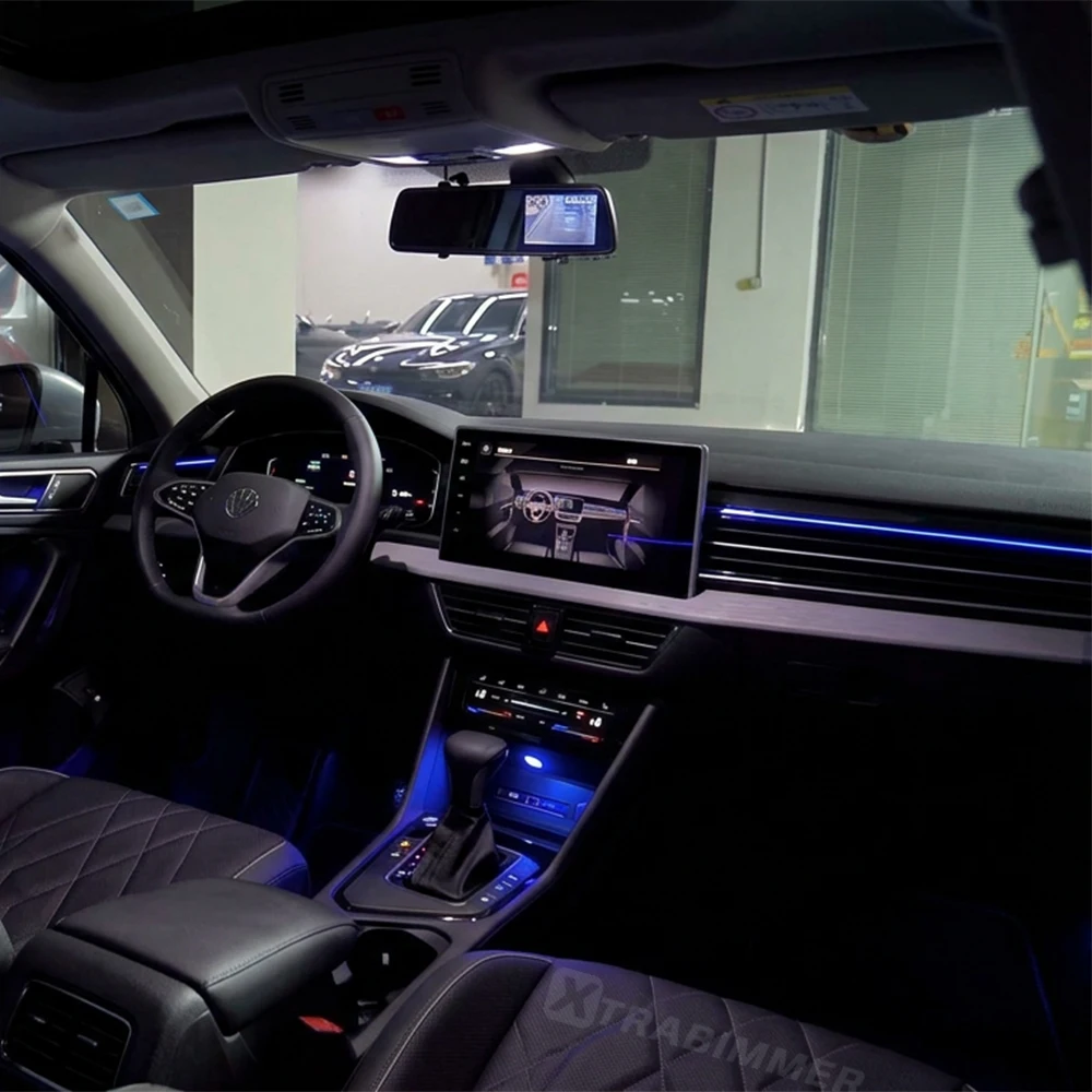 main1111 Volkswagen Tiguan 2017-2024 Interior Mood Lighting Kit Factory Menu Sync