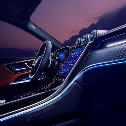 Active Ambient Light Retrofit Kit for Mercedes W206 C-Class | Air Vents, Dash & Door Handles