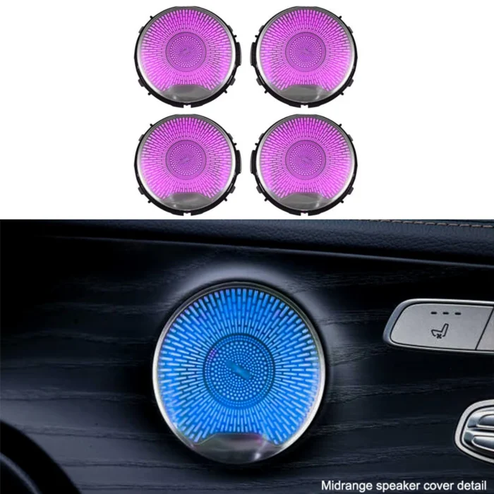 Mercedes E-Class W213 2016-2023 LED Speaker & Cover Ambient Light Retrofit Kit - Image 4