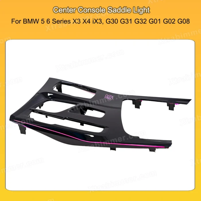 BMW 5 6 Series X3 X4 iX3 Center Console Saddle Light Car LED Ambient Light