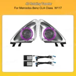 Ambient Light LED Air Vent 4D Rotating Tweeter for Mercedes Benz CLA GLA A B Class W176 W117 X156 W246 NTG4.5 5.0 - Image 8