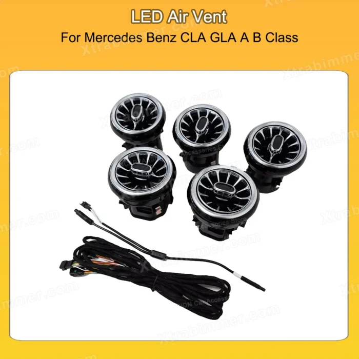 Ambient Light LED Air Vent 4D Rotating Tweeter for Mercedes Benz CLA GLA A B Class W176 W117 X156 W246 NTG4.5 5.0 - Image 4