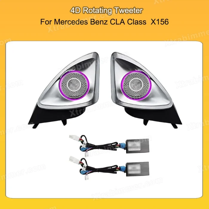 Ambient Light LED Air Vent 4D Rotating Tweeter for Mercedes Benz CLA GLA A B Class W176 W117 X156 W246 NTG4.5 5.0 - Image 7