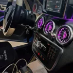 Ambient Light LED Air Vent 4D Rotating Tweeter for Mercedes Benz CLA GLA A B Class W176 W117 X156 W246 NTG4.5 5.0