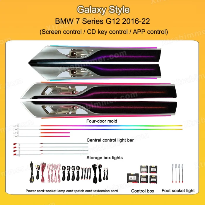 BMW 7 Series G12 2015-2022 OEM Interior LED Ambient Lighting