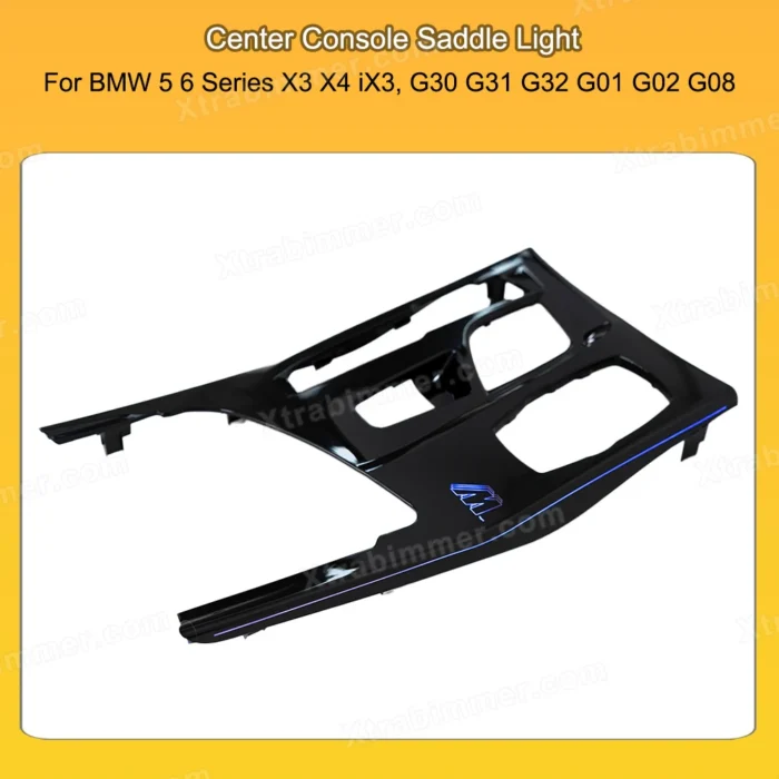 BMW 5 6 Series X3 X4 iX3 Center Console Saddle Light Car LED Ambient Light