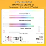 BMW 7 Series G12 2015-2022 OEM Interior LED Ambient Lighting