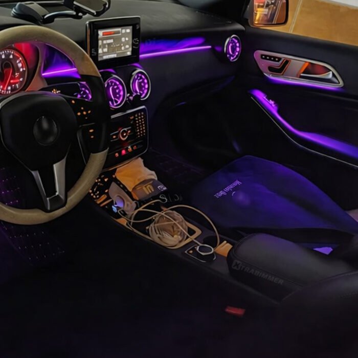 Ambient Light LED Air Vent 4D Rotating Tweeter for Mercedes Benz CLA GLA A B Class W176 W117 X156 W246 NTG4.5 5.0 - Image 2