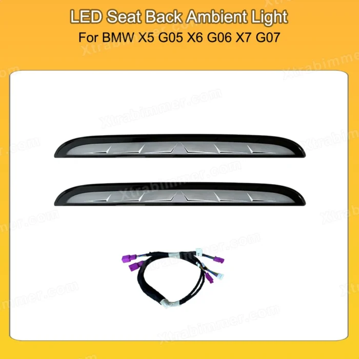 LED Rear Seat Back Ambient Light BMW X5 G05 X6 G06 X7 G07 LHD RHD