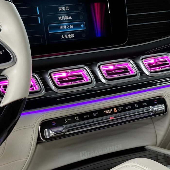 Mercedes W167 GLE X167 GLS LED Air Vent Interior Ambient Lighting Kit