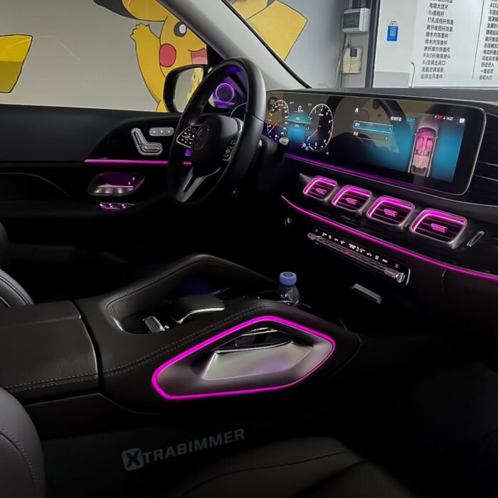 Mercedes GLE W167 LED Air Vent Interior Ambient Lighting Kit - Image 2