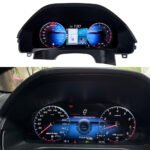 For Mercedes E-Class W212 2010-2015 12.3" Digital Dashboard Cluster with Wireless CarPlay, LCD Virtual Cockpit Speedometer Display (NTG 4.0/4.5)
