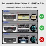 For Mercedes E-Class W212 2010-2015 12.3" Digital Dashboard Cluster with Wireless CarPlay, LCD Virtual Cockpit Speedometer Display (NTG 4.0/4.5) - Image 5