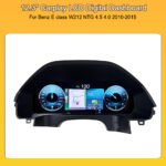 For Mercedes E-Class W212 2010-2015 12.3" Digital Dashboard Cluster with Wireless CarPlay, LCD Virtual Cockpit Speedometer Display (NTG 4.0/4.5) - Image 6
