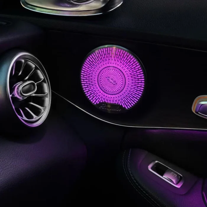 Ambient LED Midrange Speaker Cover for Mercedes C-Class W205 GLC X253 - Image 2