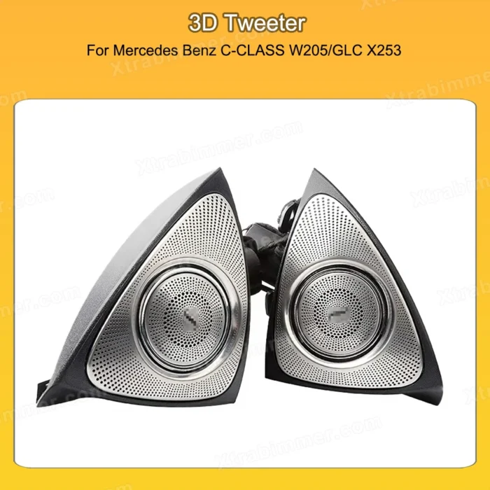 3D Rotating Tweeter Speaker For Mercedes-Benz C/GLC class W205 X253 - Image 2