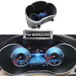 Carplay Digital Dashboard Cluster For Benz C Class W205/ GLC Class X253 , LCD Virtual Cockpit Speedometer Display