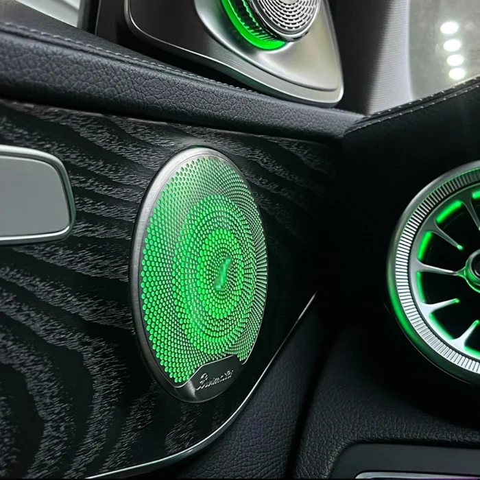 Ambient LED Midrange Speaker Cover for Mercedes C-Class W205 GLC X253 - Image 3