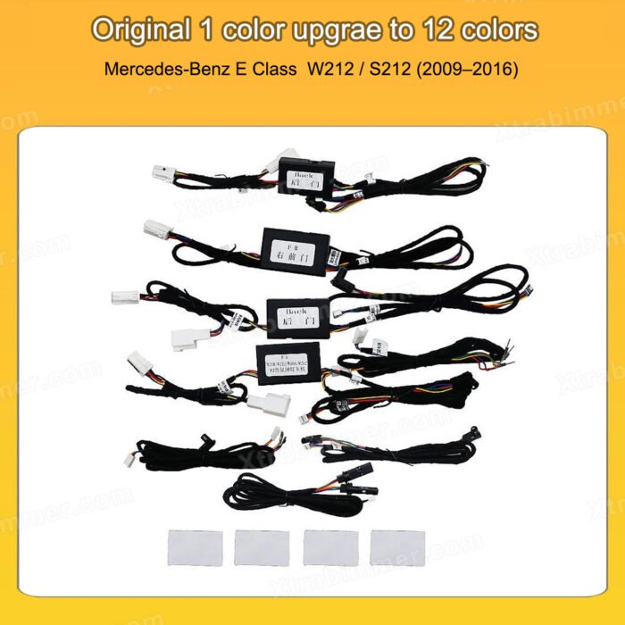 12 Colors Ambient Light for Mercedes-Benz E Class W212 / S212 2009–2016 - Image 3