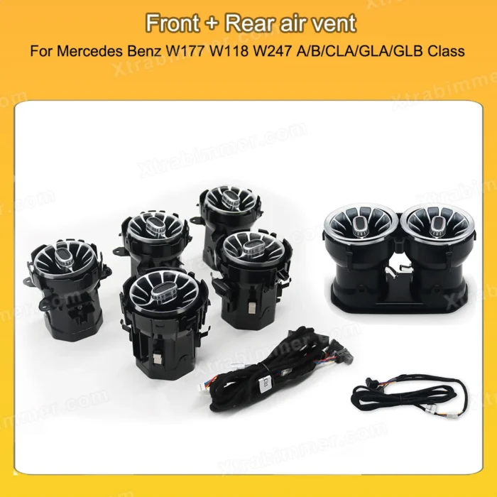 64 Colors Ambient light LED Vents For Mercedes Benz W177 W118 W247 A/B/CLA/GLA/GLB Class Car Interior Refit - Image 5
