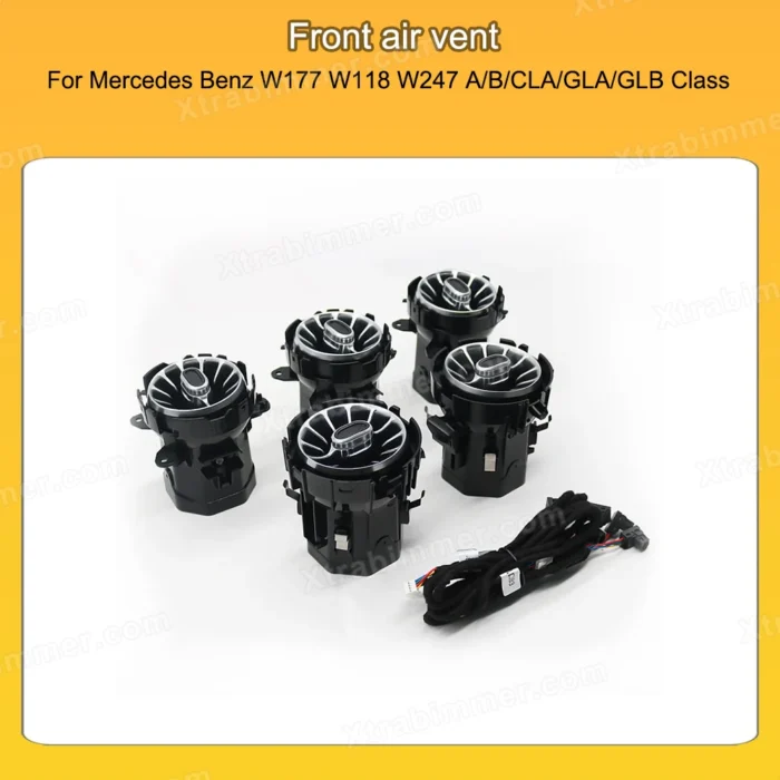 64 Colors Ambient light LED Vents For Mercedes Benz W177 W118 W247 A/B/CLA/GLA/GLB Class Car Interior Refit - Image 4